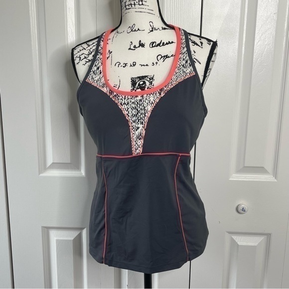 Athleta Other - Athleta Grey Torpedo Tankini Swim Top XL tank